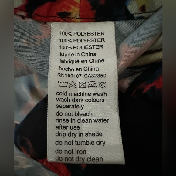 Rusty 16” Boardshorts Swim Trunks Mens Size 34 Multicolor - Picture 3 of 6